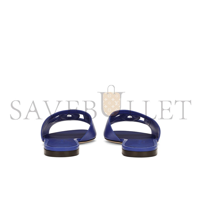 DOLCE GABBANA CALFSKIN SLIDERS WITH DG LOGO CQ0436AY32980623 DOLCE GABBANA CALFSKIN SLIDERS WITH DG LOGO CQ0436AY32980623